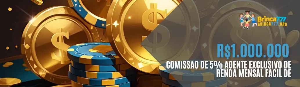 Banner de promoção do Brinca777 cassino