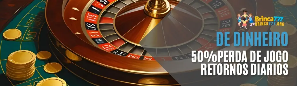 Banner de promoção do Brinca777 cassino