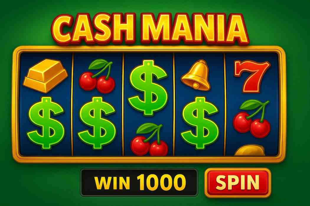 Tela inicial do jogo Cash Mania Slot